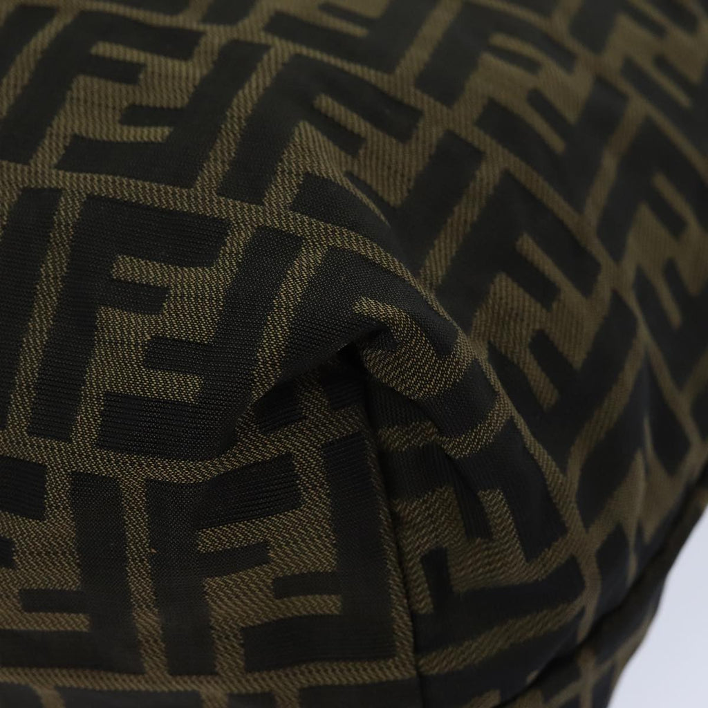 FENDI Zucca Canvas Tote Bag Black Brown76181
