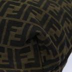 FENDI Zucca Canvas Tote Bag Black Brown76181