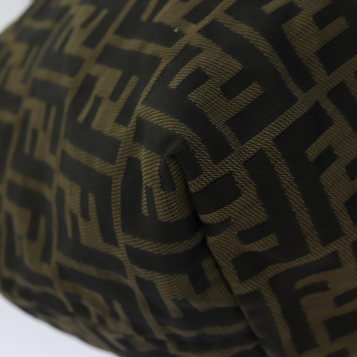 FENDI Zucca Canvas Tote Bag Black Brown76181