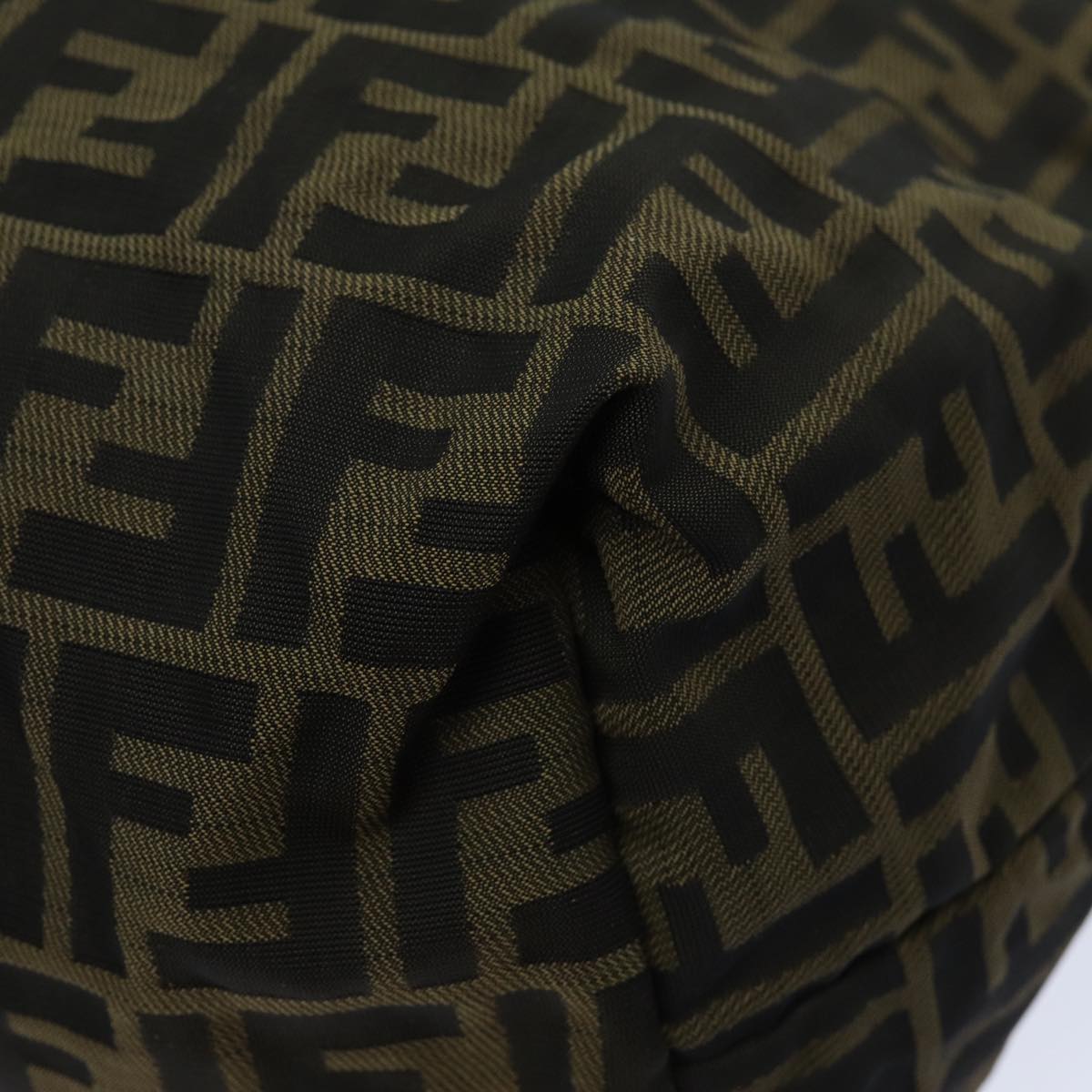 FENDI Zucca Canvas Tote Bag Black Brown76181