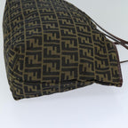 FENDI Zucca Canvas Tote Bag Black Brown76181