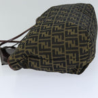 FENDI Zucca Canvas Tote Bag Black Brown76181