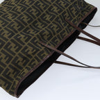 FENDI Zucca Canvas Tote Bag Black Brown76181
