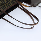 FENDI Zucca Canvas Tote Bag Black Brown76181