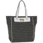 FENDI Zucchino Canvas Tote Bag Black76206