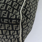 FENDI Zucchino Canvas Tote Bag Black76206