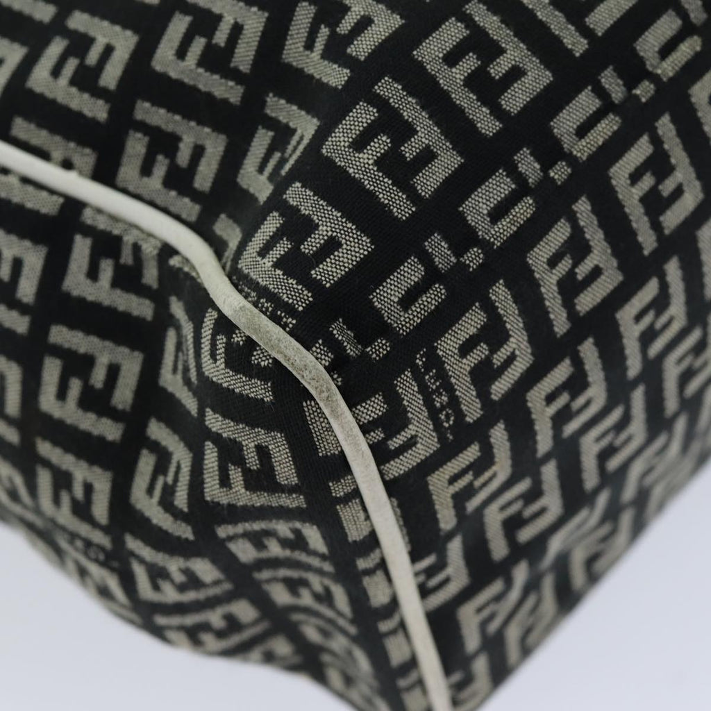 FENDI Zucchino Canvas Tote Bag Black76206