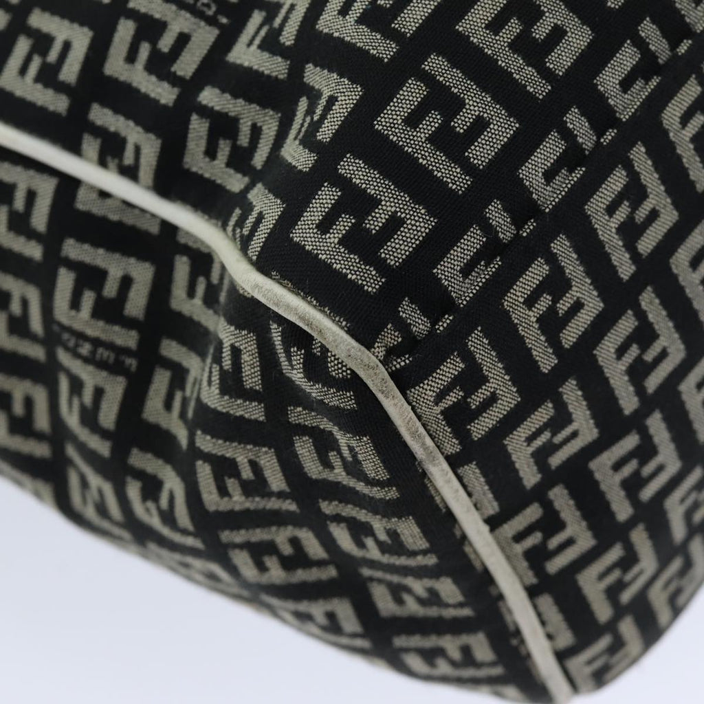 FENDI Zucchino Canvas Tote Bag Black76206