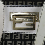FENDI Zucchino Canvas Tote Bag Black76206