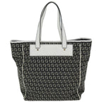 FENDI Zucchino Canvas Tote Bag Black76206