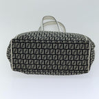 FENDI Zucchino Canvas Tote Bag Black76206