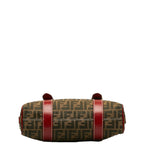 FENDI Zucca Shoulder Bag in Monogram 8BR149 Brown Red
