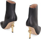 BOTTEGA VENETA Leather Knot Ankle Boots for Women