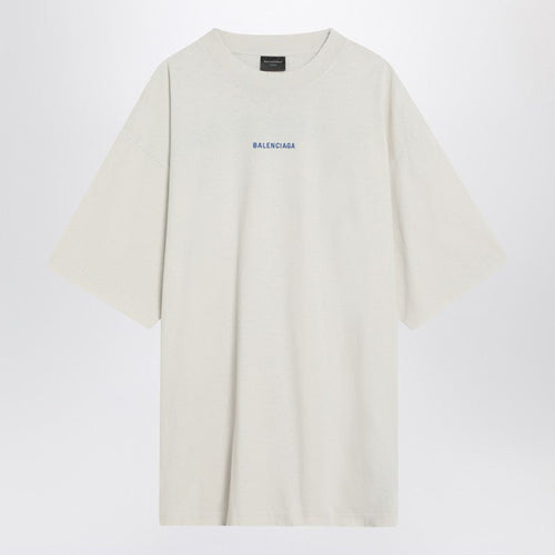 Balenciaga White New Balenciaga Back Medium Fit T-Shirt Men
