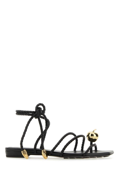 BOTTEGA VENETA Leather Flat Adam Sandals for Women - FW23