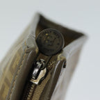FENDI Zucchino Canvas Pouch Vintage Brown76457