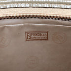 FENDI Zucchino Canvas Pouch Vintage Brown76457