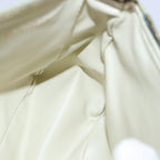 FENDI Zucchino Canvas Hand Bag Enamel Turquoise Blue76474