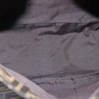 FENDI Zucca Canvas Mamma Baguette Shoulder Bag Black Brown76476