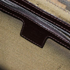 FENDI Zucca Canvas Mamma Baguette Shoulder Bag Black Brown76559