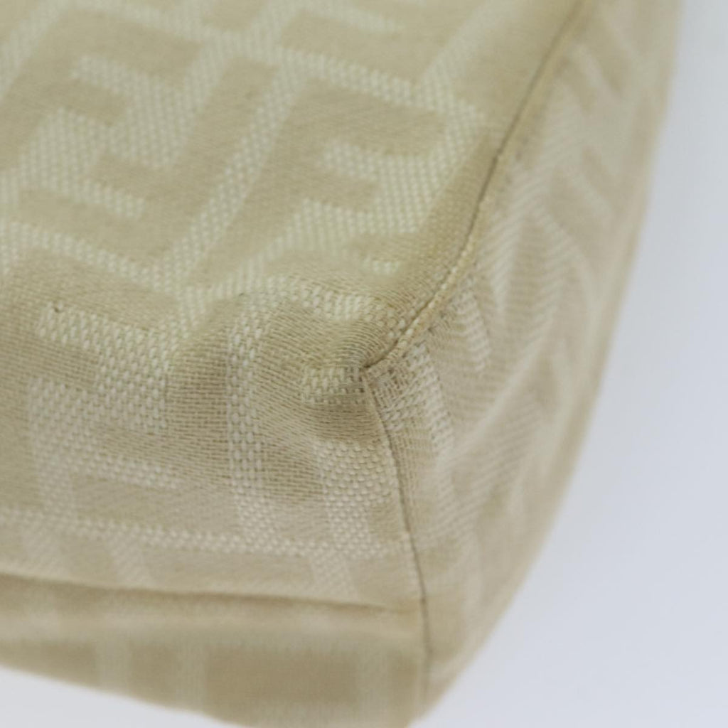 FENDI Zucca Canvas Mamma Baguette Shoulder Bag Beige76561