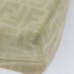 FENDI Zucca Canvas Mamma Baguette Shoulder Bag Beige76561