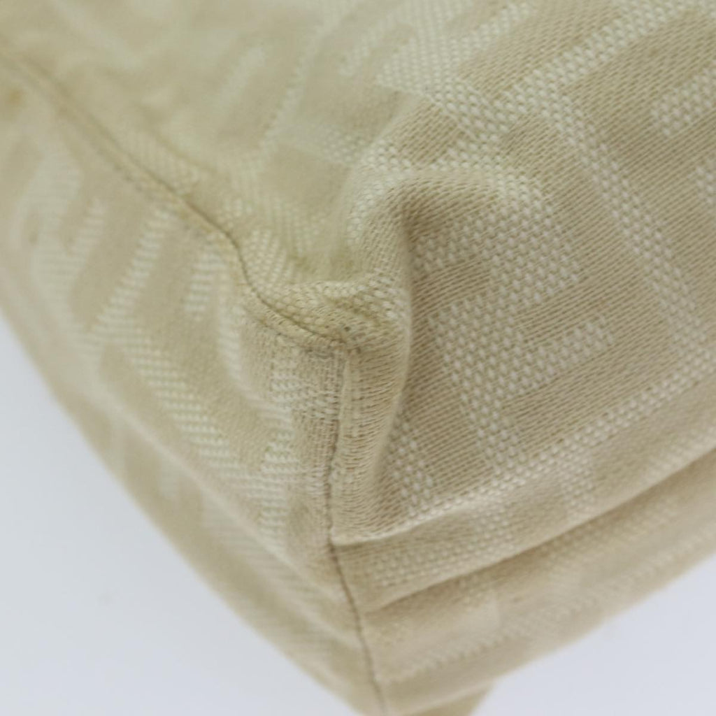 FENDI Zucca Canvas Mamma Baguette Shoulder Bag Beige76561