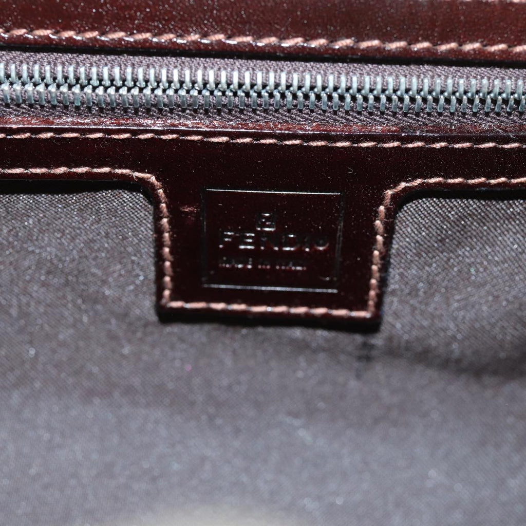 FENDI Zucca Canvas Mamma Baguette Shoulder Bag Beige76561