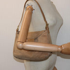 FENDI Mamma Baguette Shoulder Bag Suede Beige76610