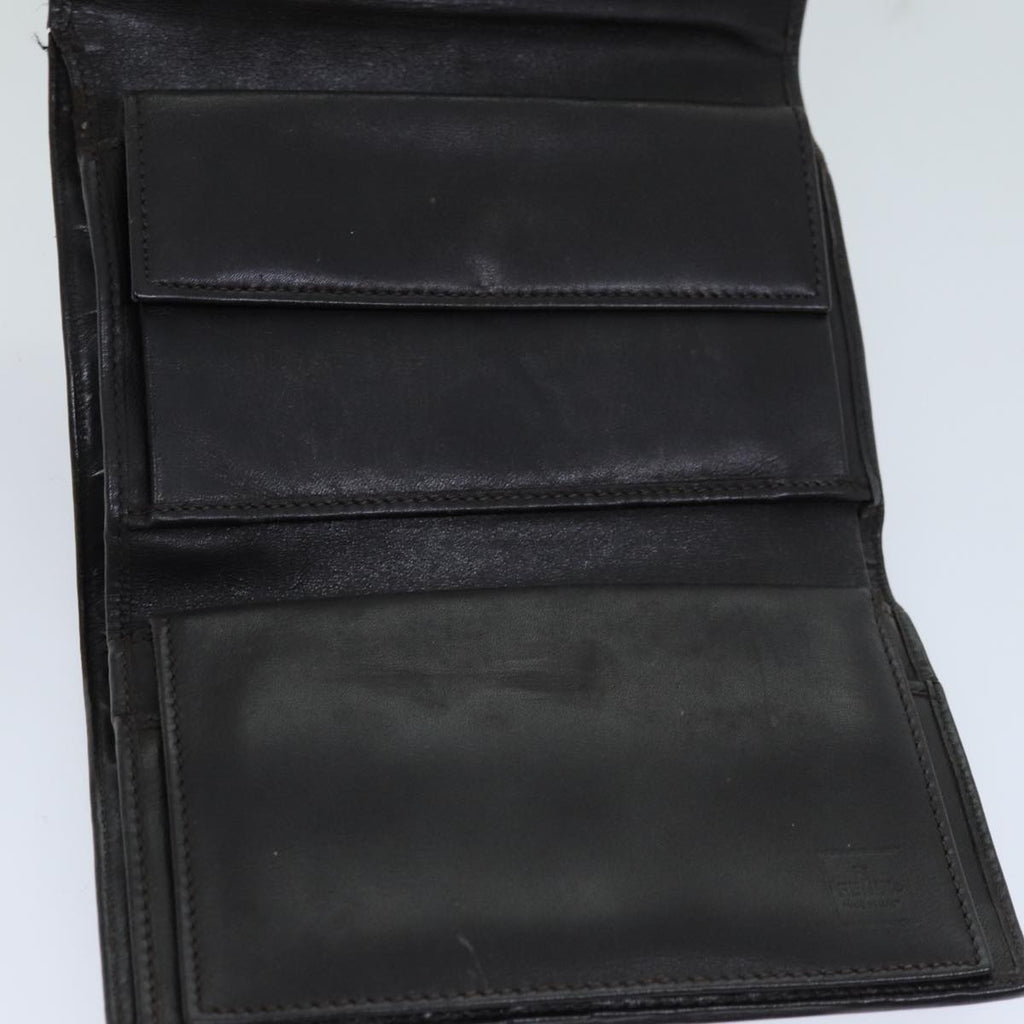 FENDI Zucca Canvas Wallet Black Brown76700