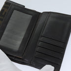 FENDI Zucca Canvas Wallet Black Brown76700