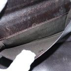 FENDI Zucca Canvas Wallet Black Brown76700