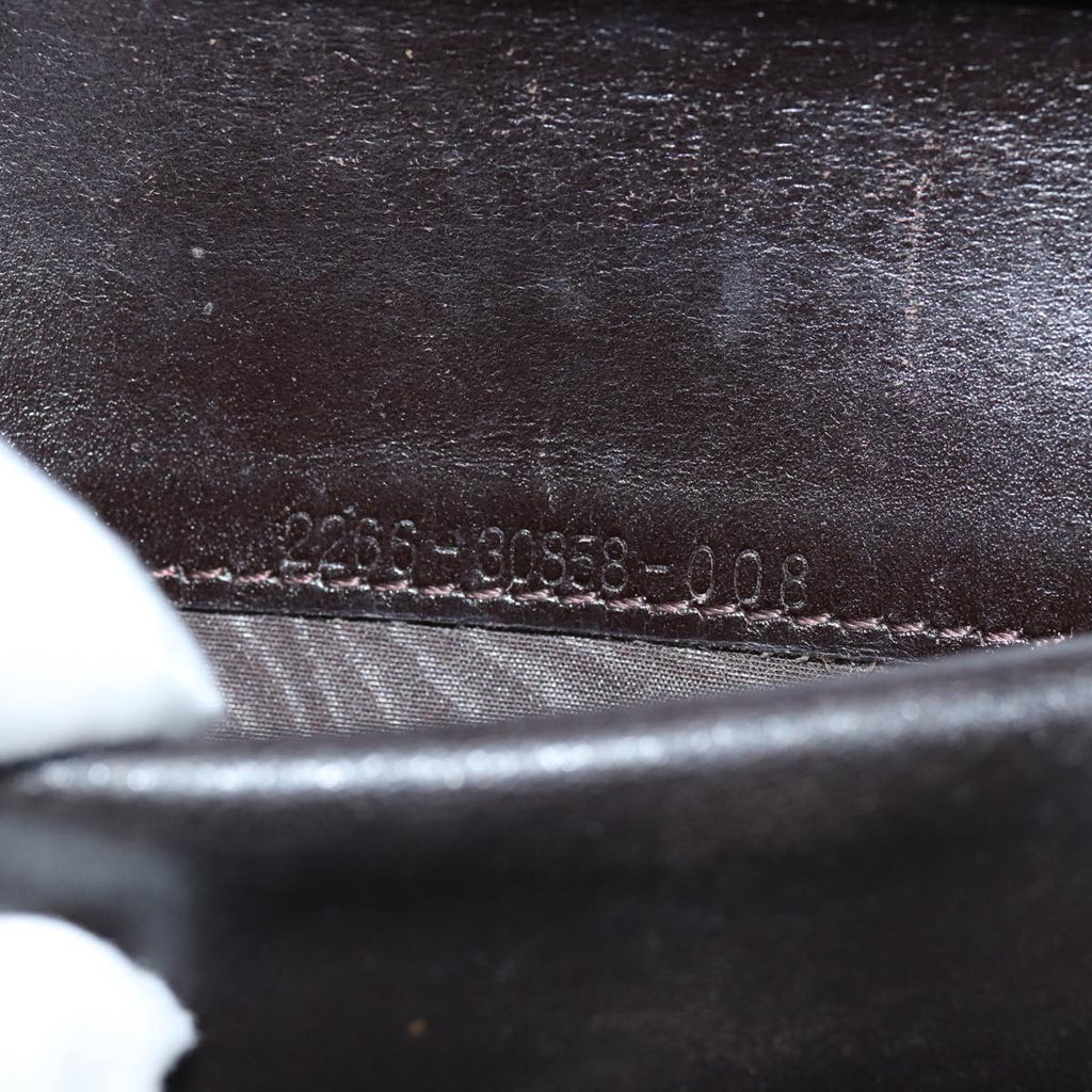 FENDI Zucca Canvas Wallet Black Brown76700
