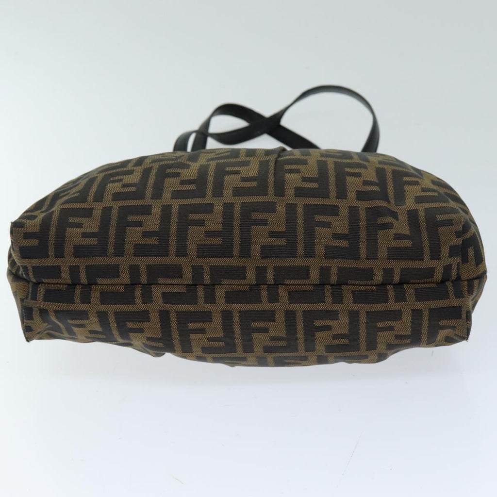 FENDI Zucca Canvas Tote Bag Black Brown76722