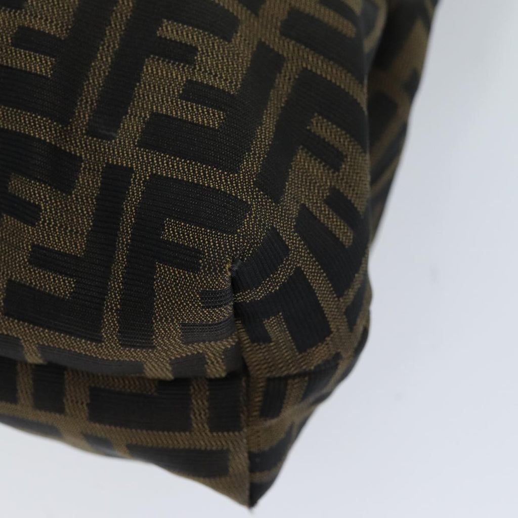 FENDI Zucca Canvas Tote Bag Black Brown76722