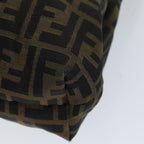FENDI Zucca Canvas Tote Bag Black Brown76722