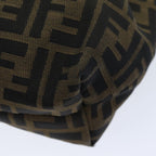 FENDI Zucca Canvas Tote Bag Black Brown76722