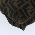 FENDI Zucca Canvas Tote Bag Black Brown76722