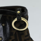 FENDI Zucca Canvas Tote Bag Black Brown76722