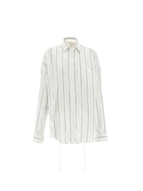 Balenciaga Shirt 725395 TOM06 9167 WHITE NAVY