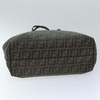 FENDI Zucca Canvas Tote Bag Black Brown76812