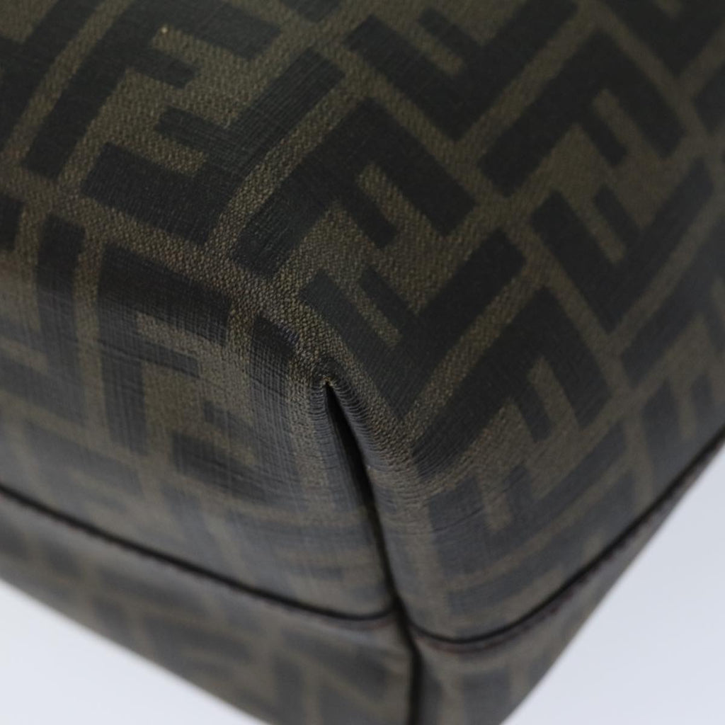 FENDI Zucca Canvas Tote Bag Black Brown76812