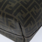 FENDI Zucca Canvas Tote Bag Black Brown76812