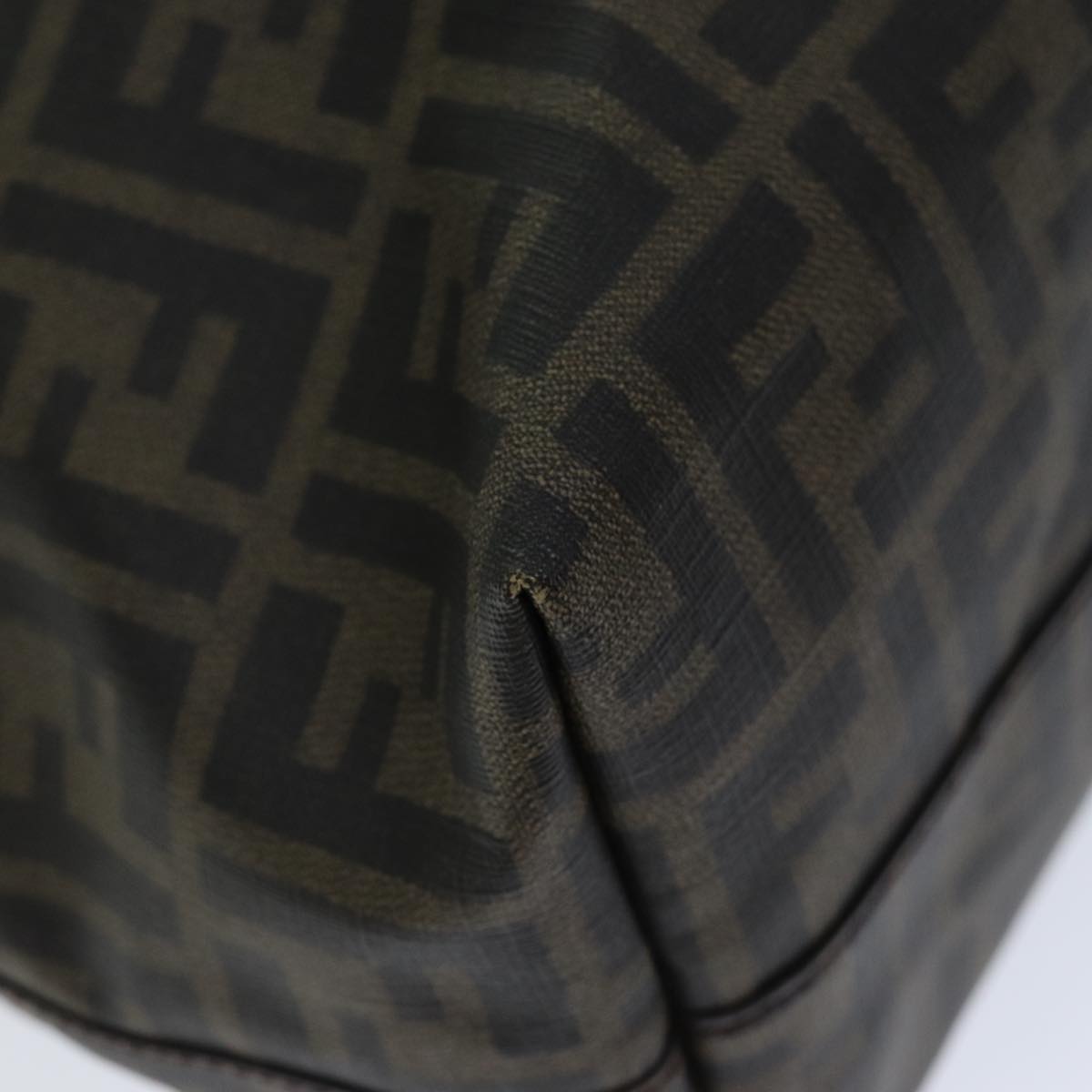 FENDI Zucca Canvas Tote Bag Black Brown76812