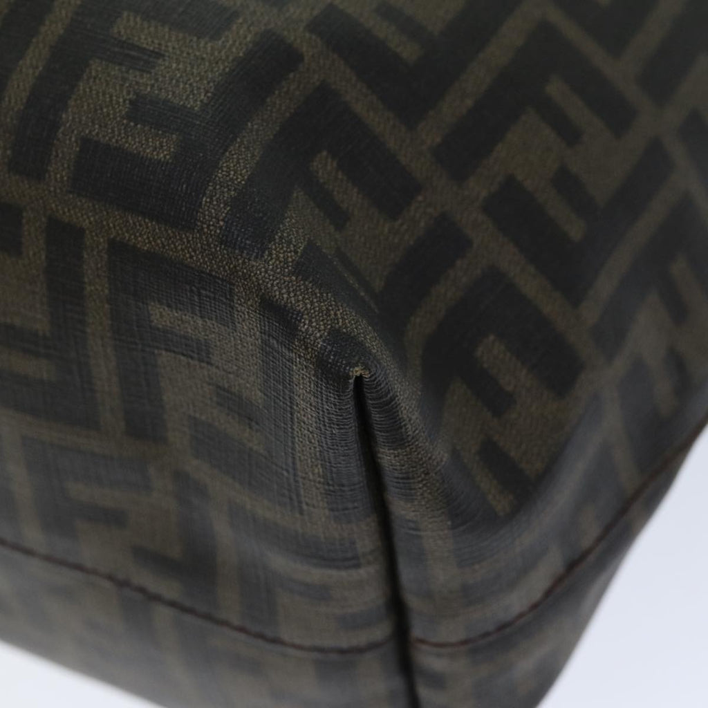 FENDI Zucca Canvas Tote Bag Black Brown76812