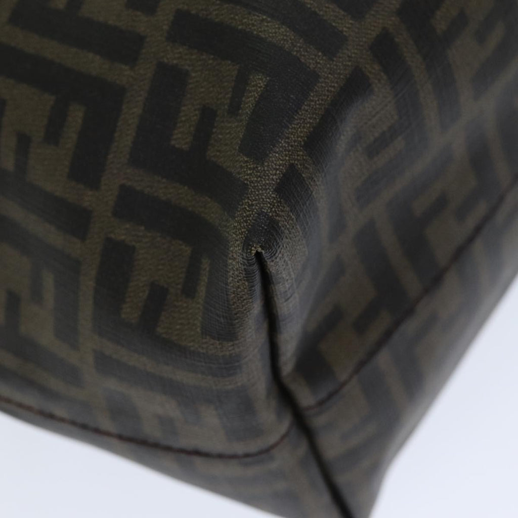FENDI Zucca Canvas Tote Bag Black Brown76812
