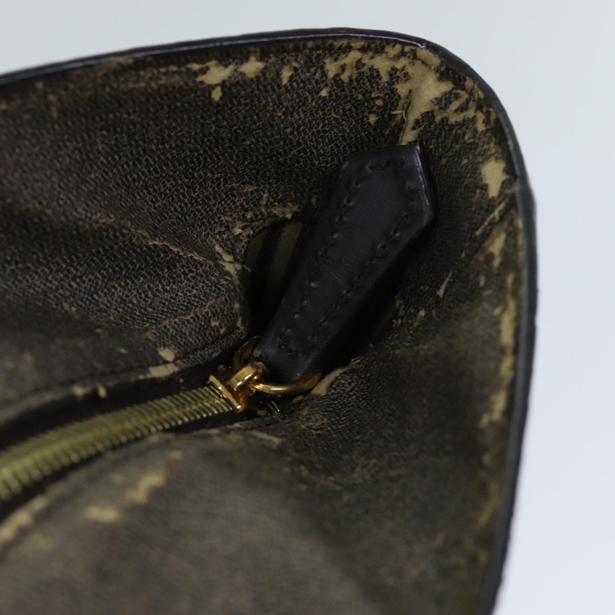 FENDI Zucca Canvas Tote Bag Black Brown76812
