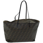 FENDI Zucca Canvas Tote Bag Black Brown76812