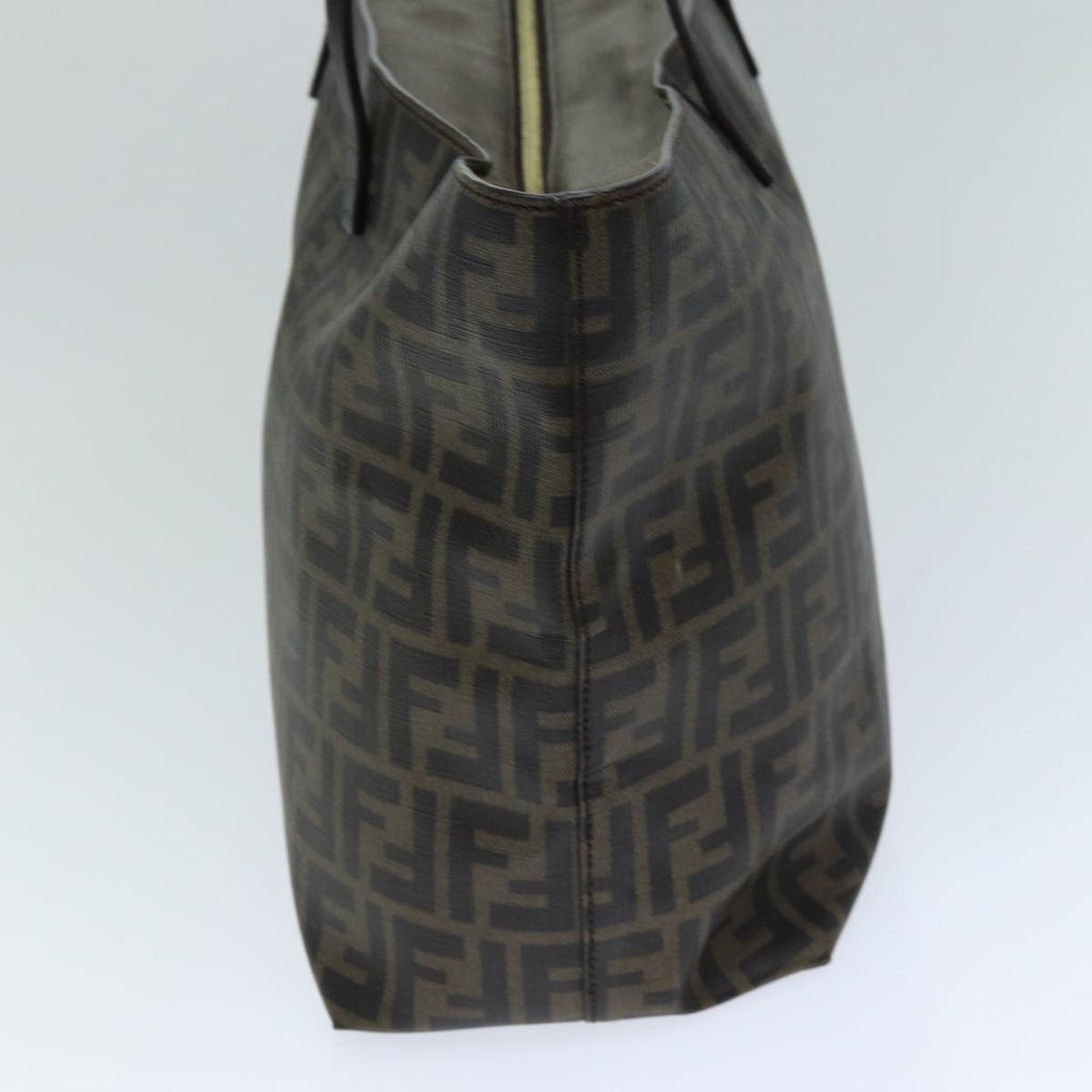 FENDI Zucca Canvas Tote Bag Black Brown76812