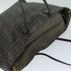 FENDI Zucca Canvas Tote Bag Black Brown76812